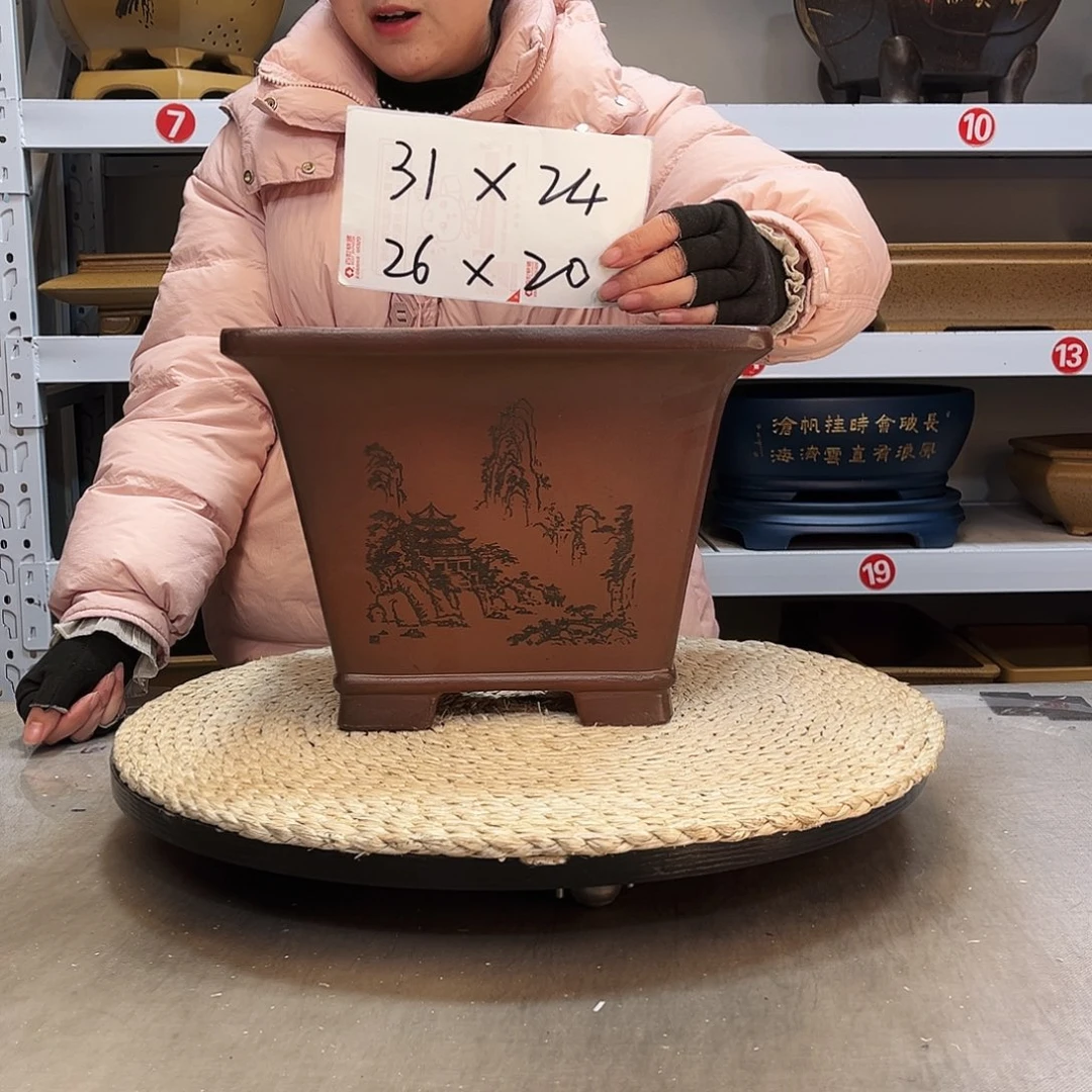 紫砂花盆紫砂花盆