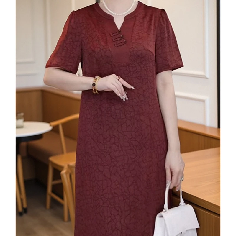 002时尚大码连衣裙夏季新款宽松遮肉显瘦裙子显气质新款连衣裙