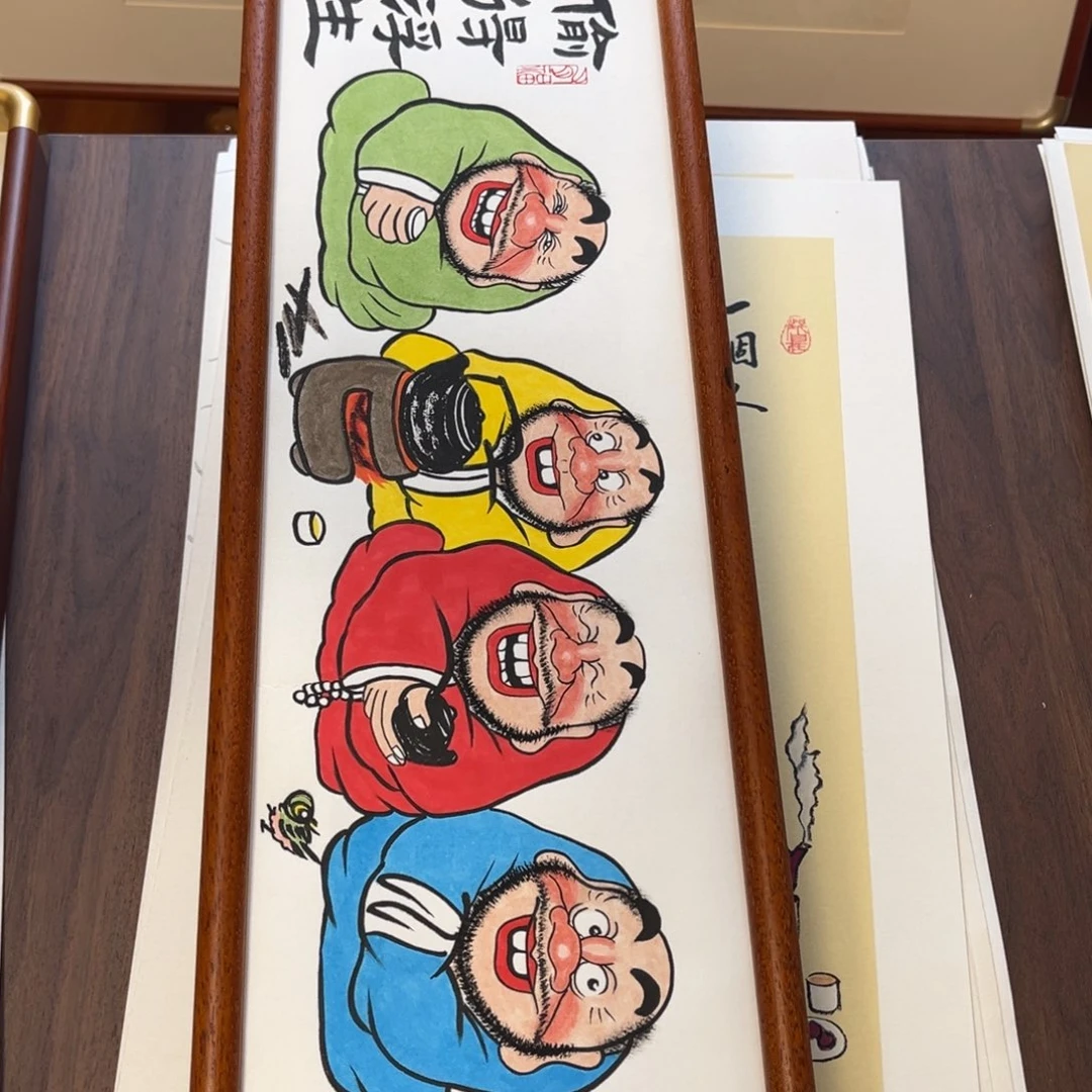国画纯手绘禅意画作品