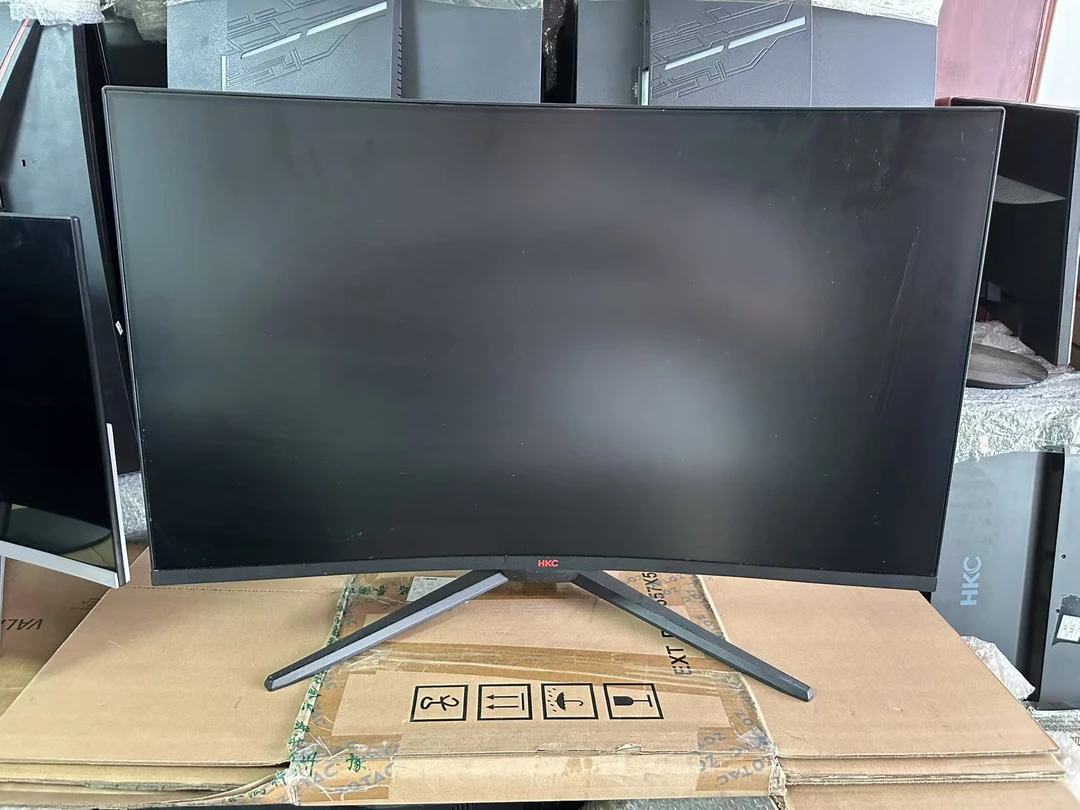 95新  网吧回收 HKC32英寸1K165Hz曲面电竞显示器高刷适用于吃鸡