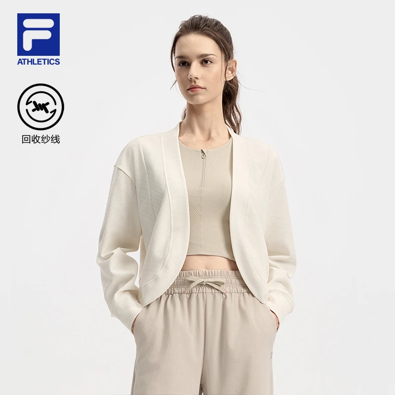 Fila/斐乐【七夕大促】女款秋季休闲百搭舒适保暖透气短款外套