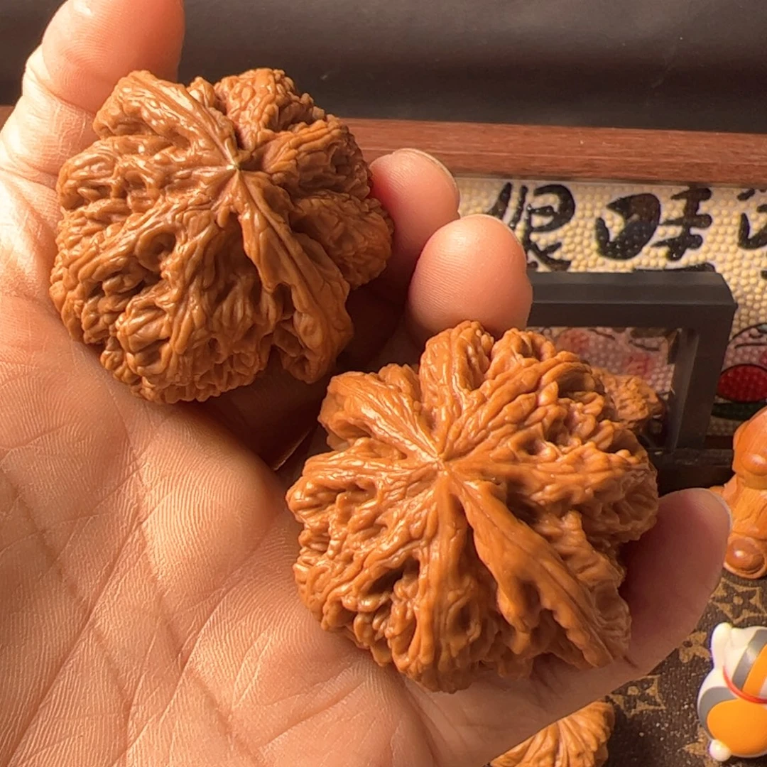 骑***者吊坠文玩核桃粗筋47