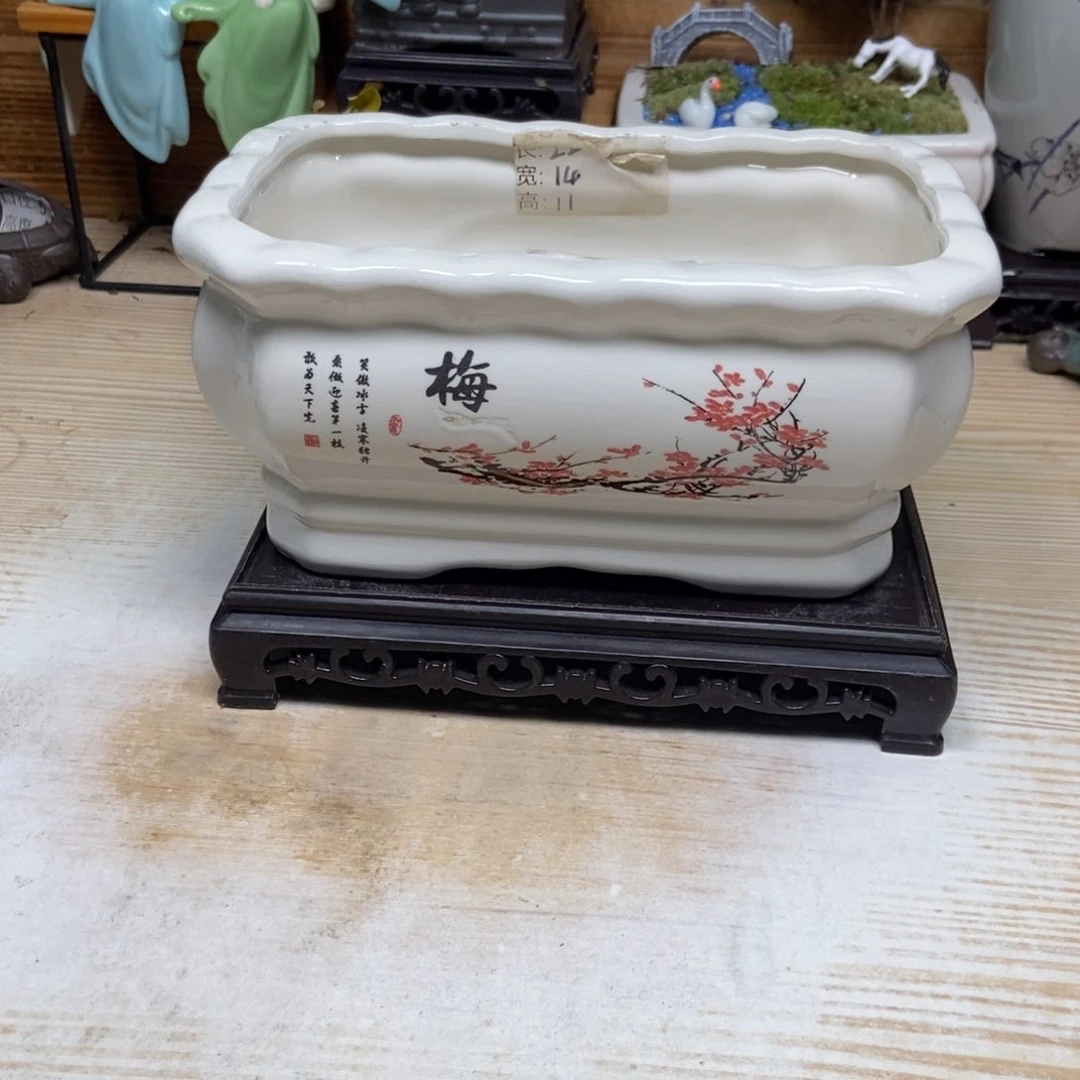瓷片陶瓷花盆陶瓷艺术