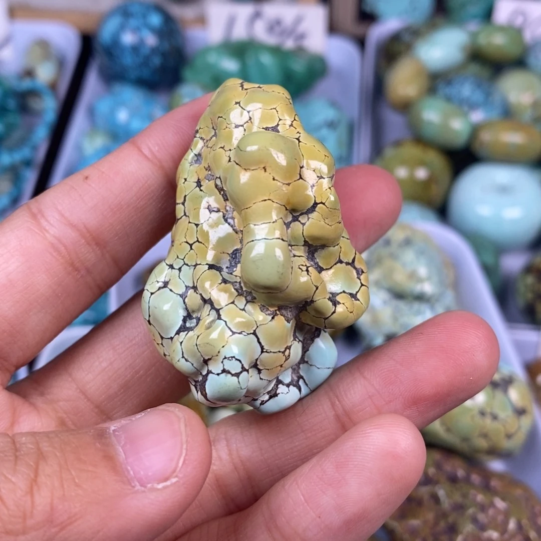 .***啊绿松石未镶嵌颈饰