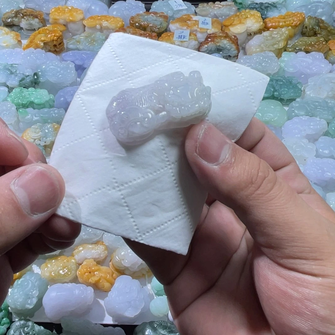 翡翠未镶嵌颈饰天然