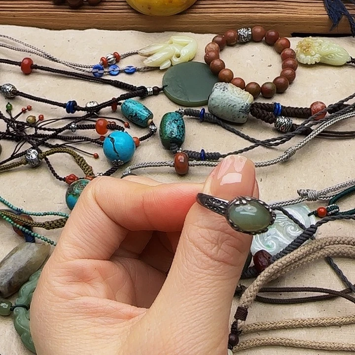 和田玉手指未镶嵌用****8