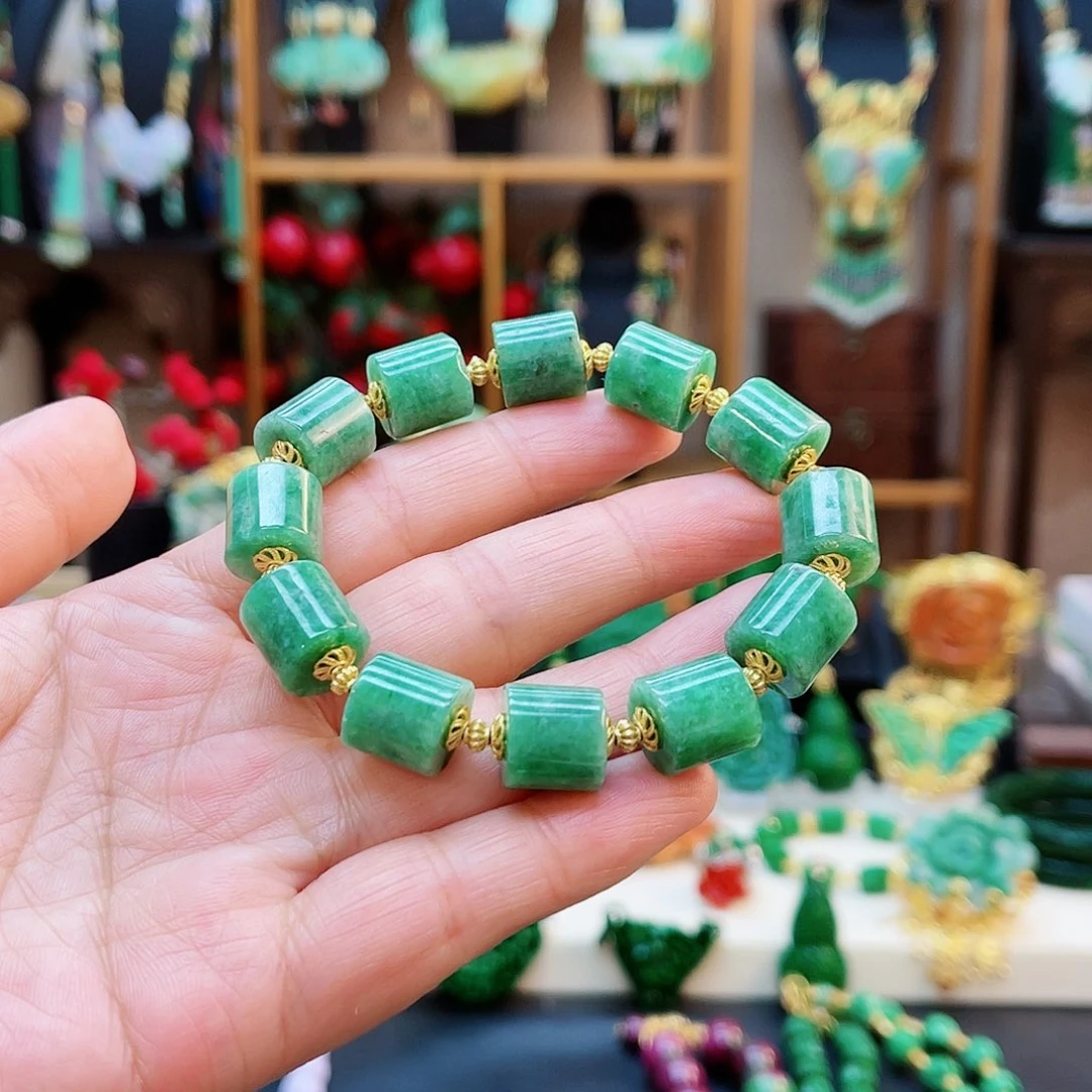 未镶嵌手串翡翠二*48小时鉴赏期