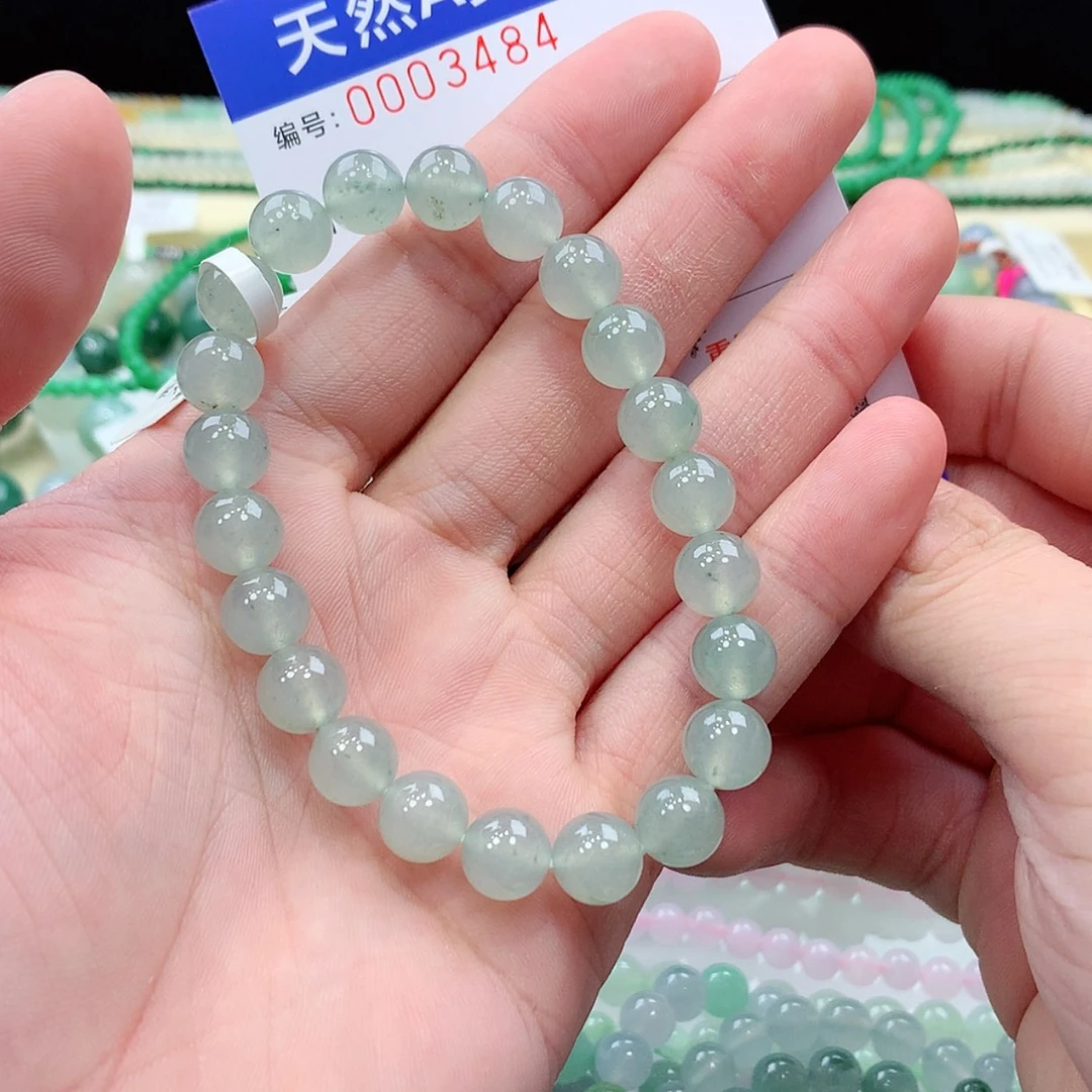 【闪购商品】项链未镶嵌翡翠妞*缅甸天然A货翡翠