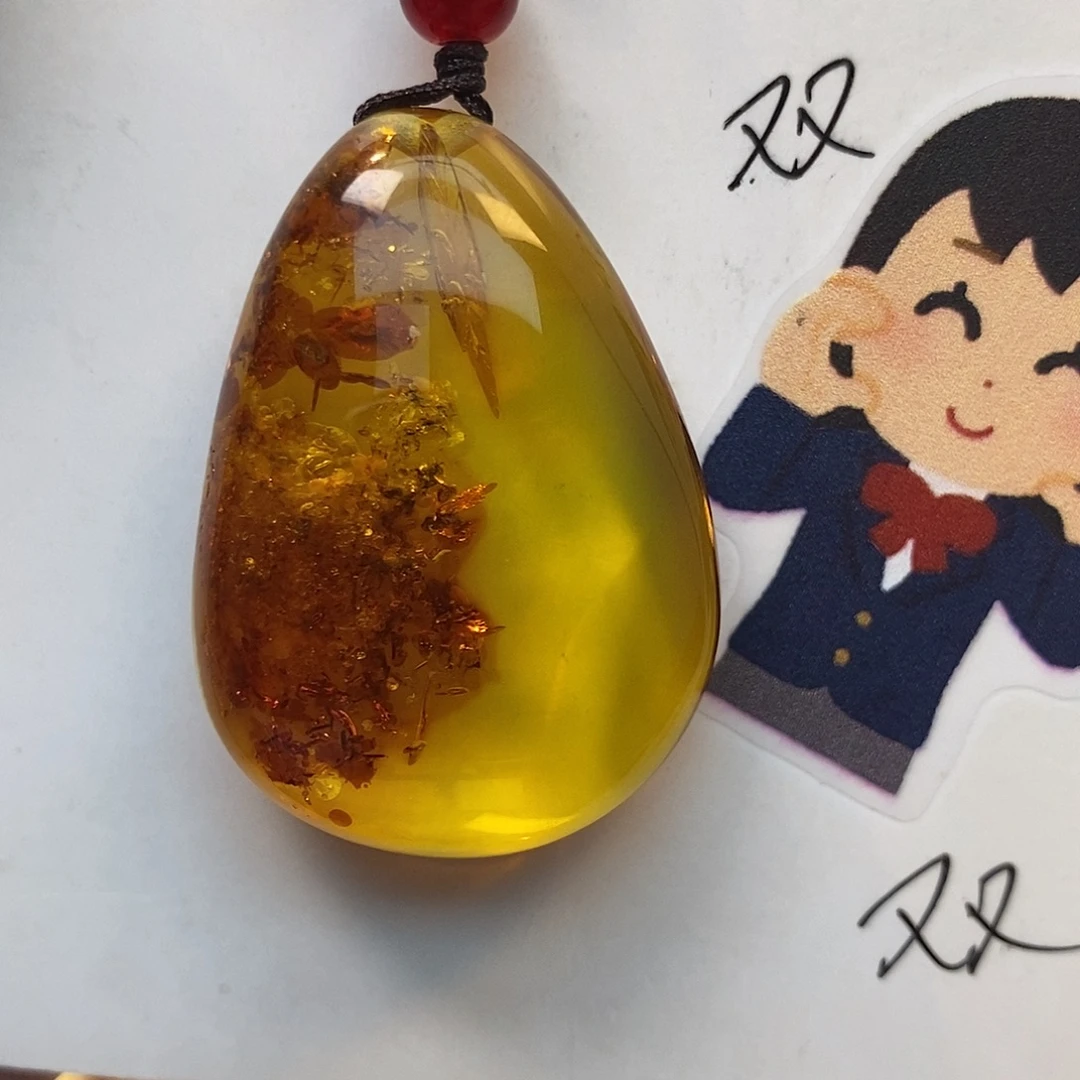 未镶嵌定制琥珀花珀