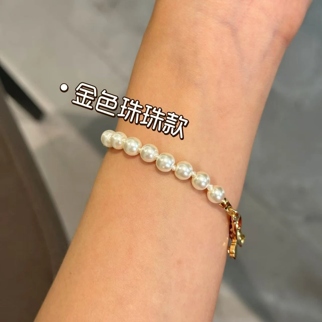 合金仿珍珠手链 BIBI【金色珠珠】手链Q007