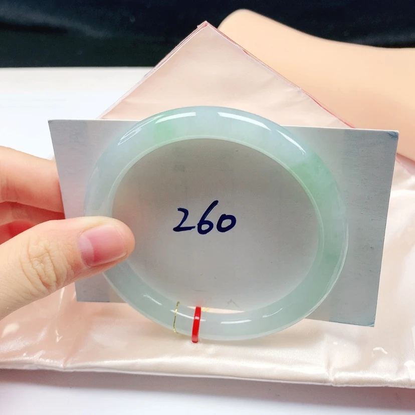 【闪购商品】翡翠手镯（圆镯）未镶嵌缅甸天然a货手镯57+