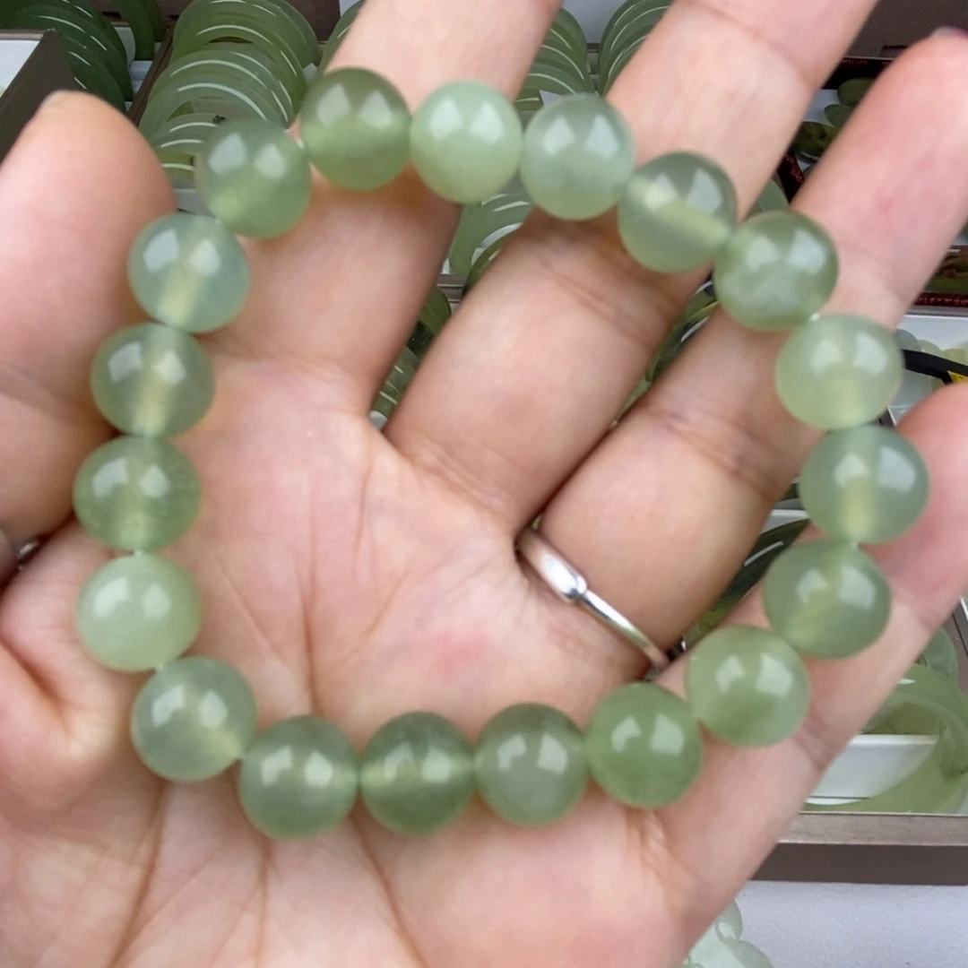 蛇纹石玉未镶嵌手链