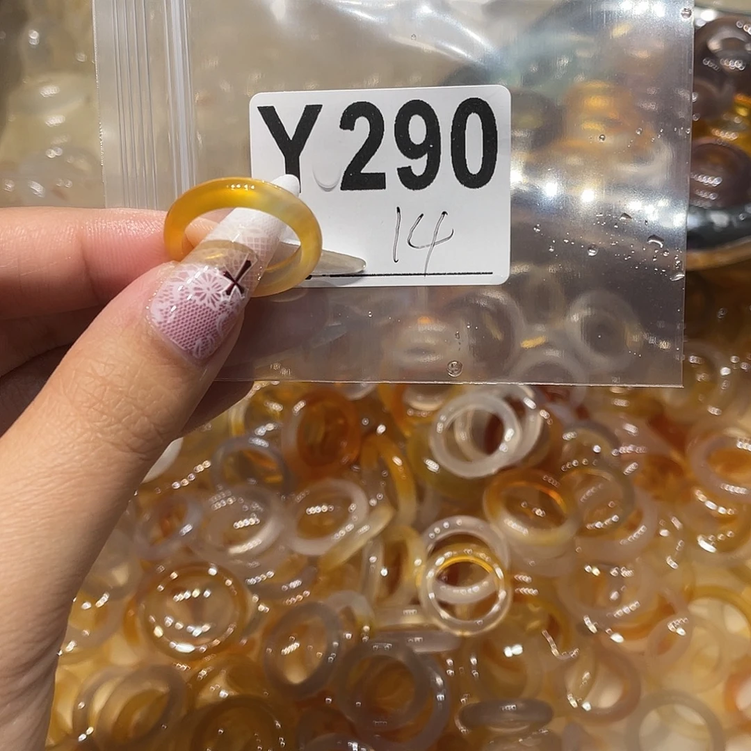 玛瑙/玉髓未镶嵌戒指290