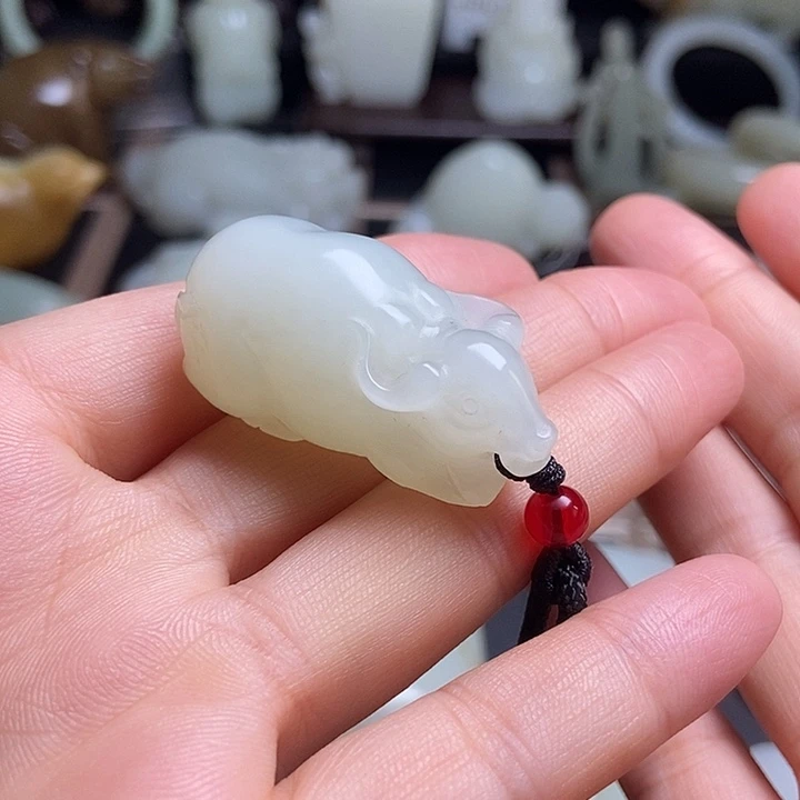 和田玉未镶嵌吊坠(不含链)