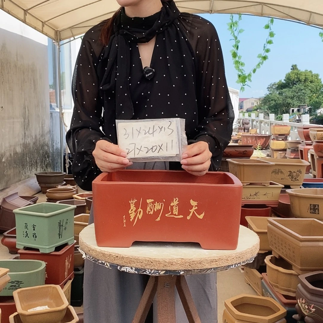 紫砂花盆紫砂花盆