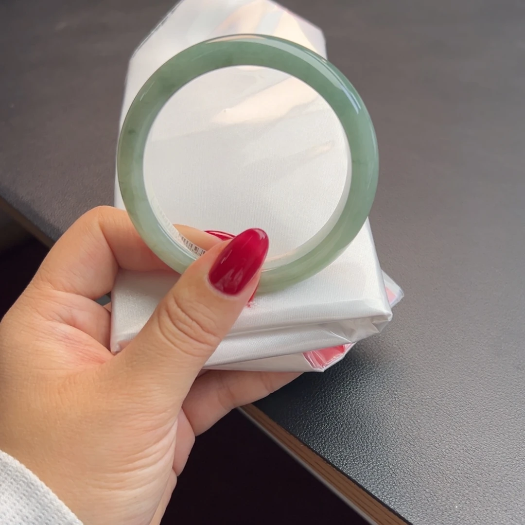 翡翠未镶嵌手镯52-53