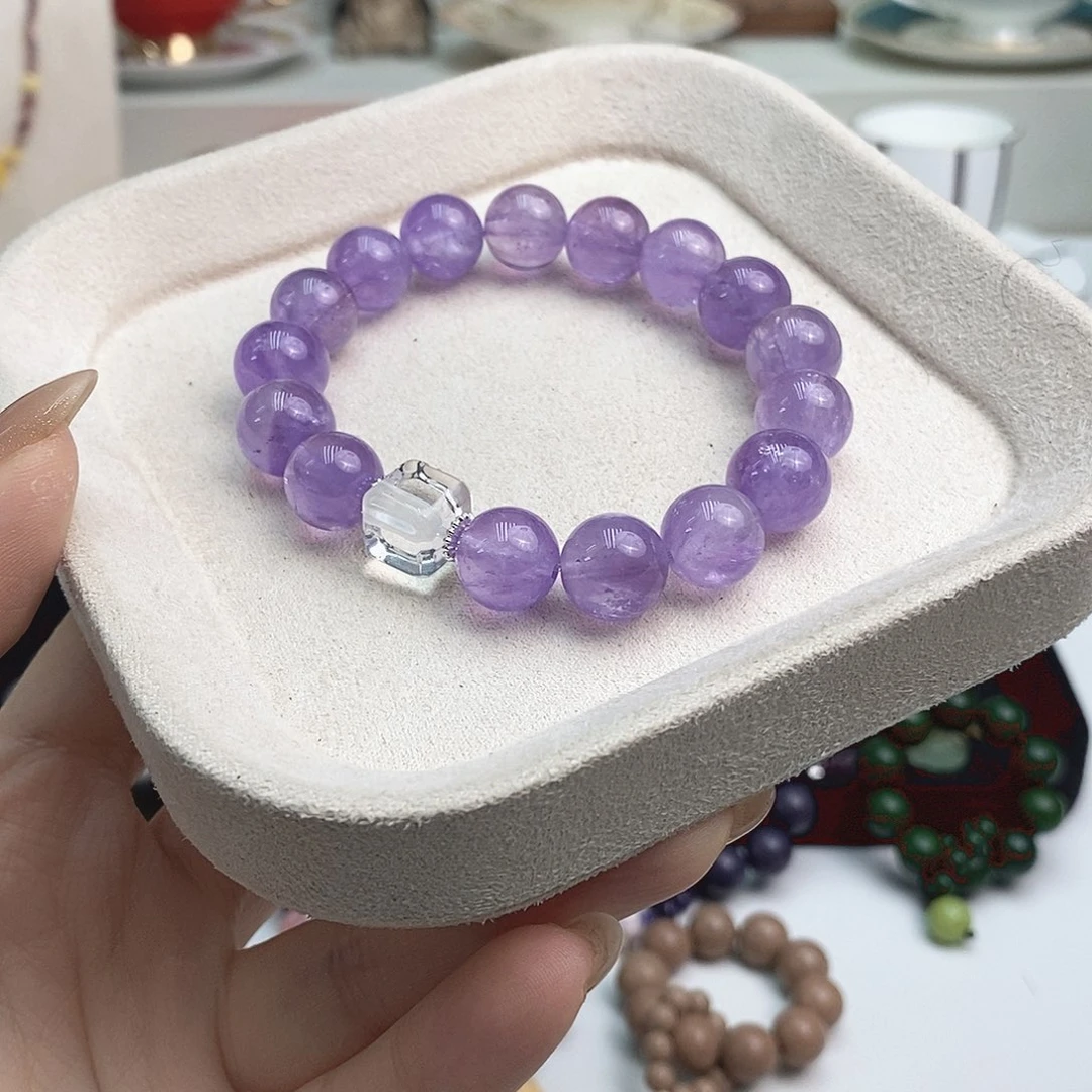 紫水手串设计款12mm