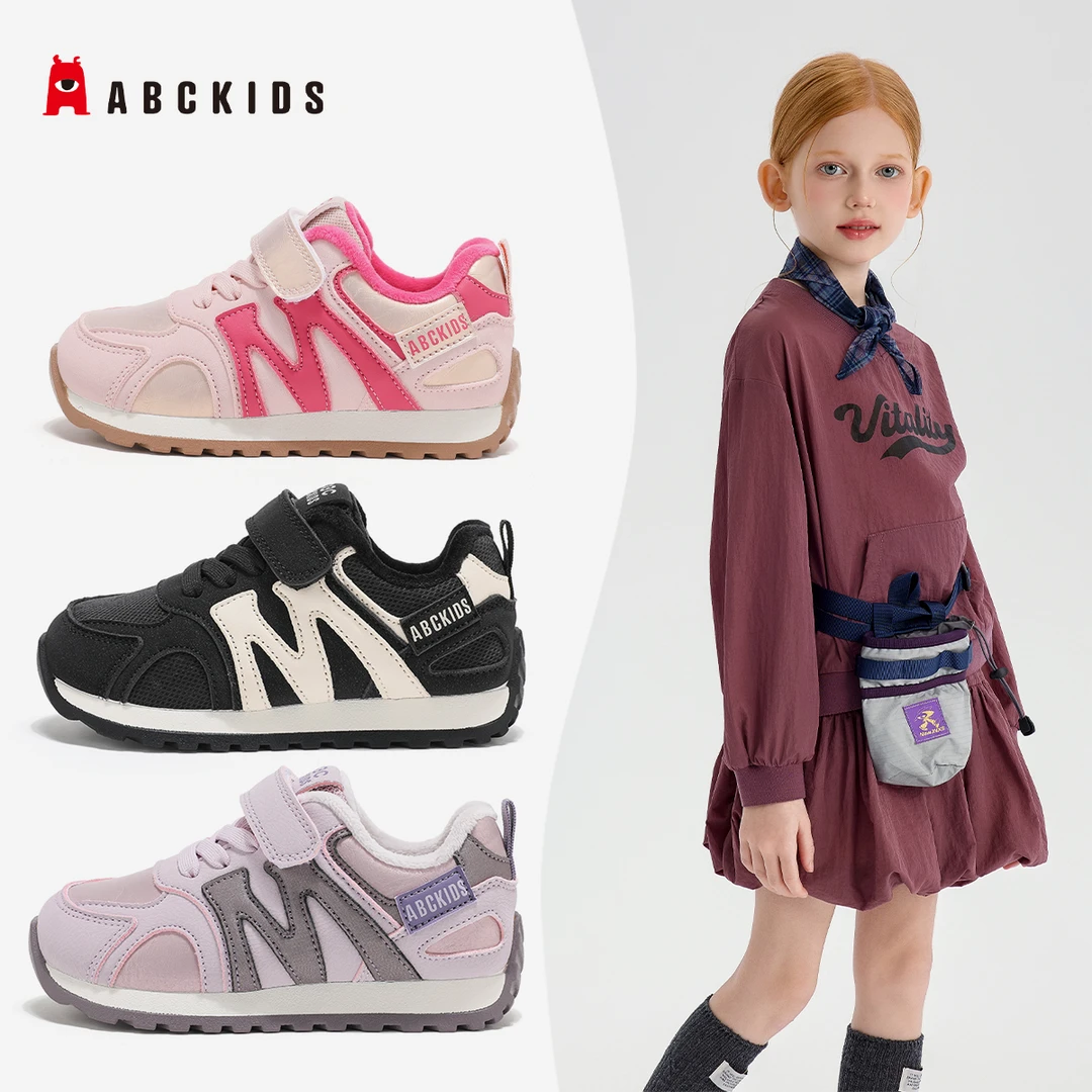 ABCkids【工厂店】儿童冬季加绒活力男女童休闲运动鞋SY553603883AX