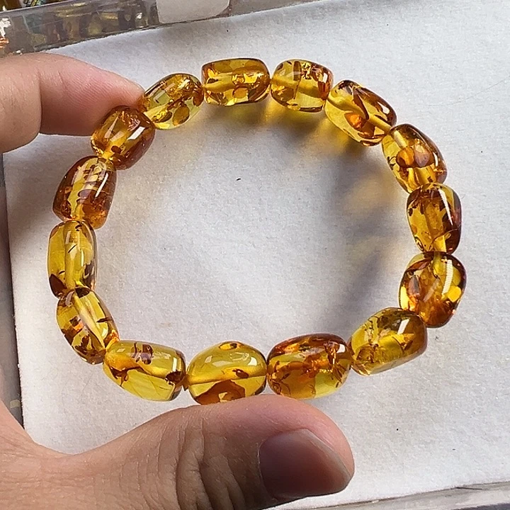 琥珀（花珀）未镶嵌项圈