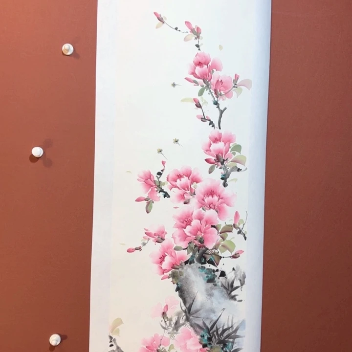 国画听兰老师花鸟
