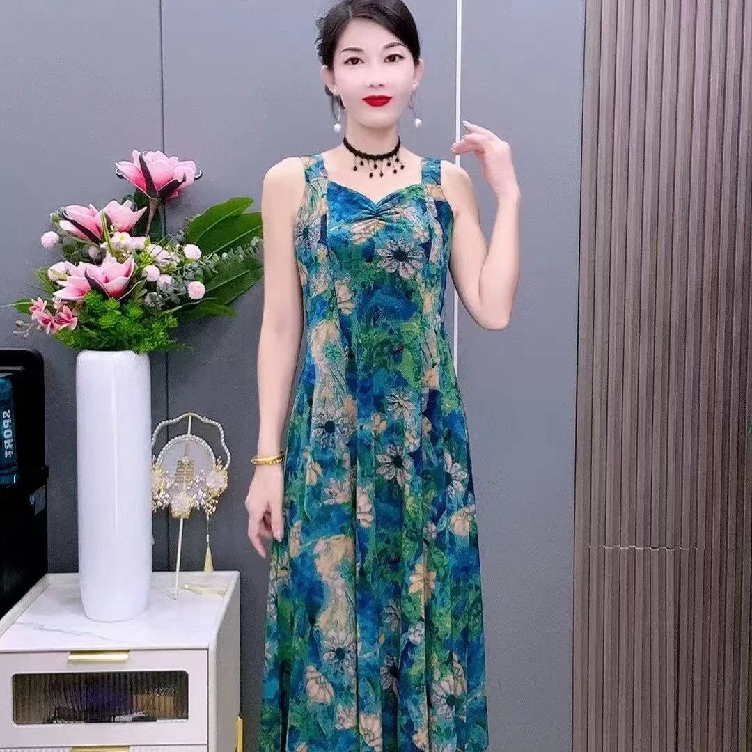 【2025】2373宽松连衣裙大码碎花显瘦连衣裙连衣裙女款爆款2025新款