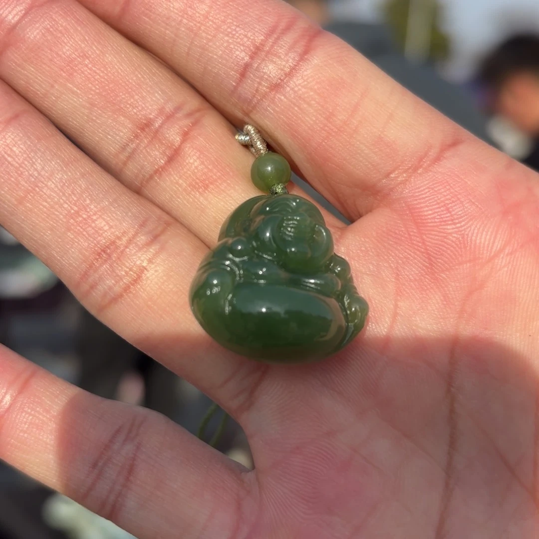 和田玉颈饰未镶嵌绣*南