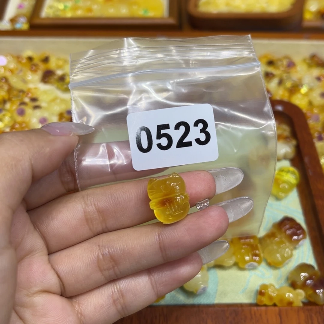 琥珀珠宝奇石未镶嵌每****鸡