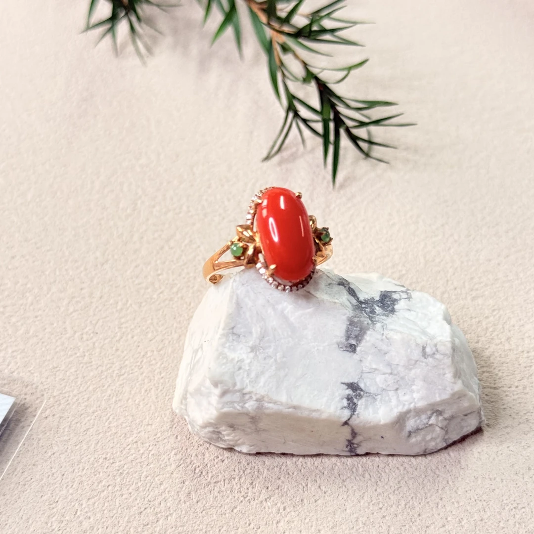 【六六中古】孤品18k金戒指aj5803港16欧55尺寸7.2*13.3