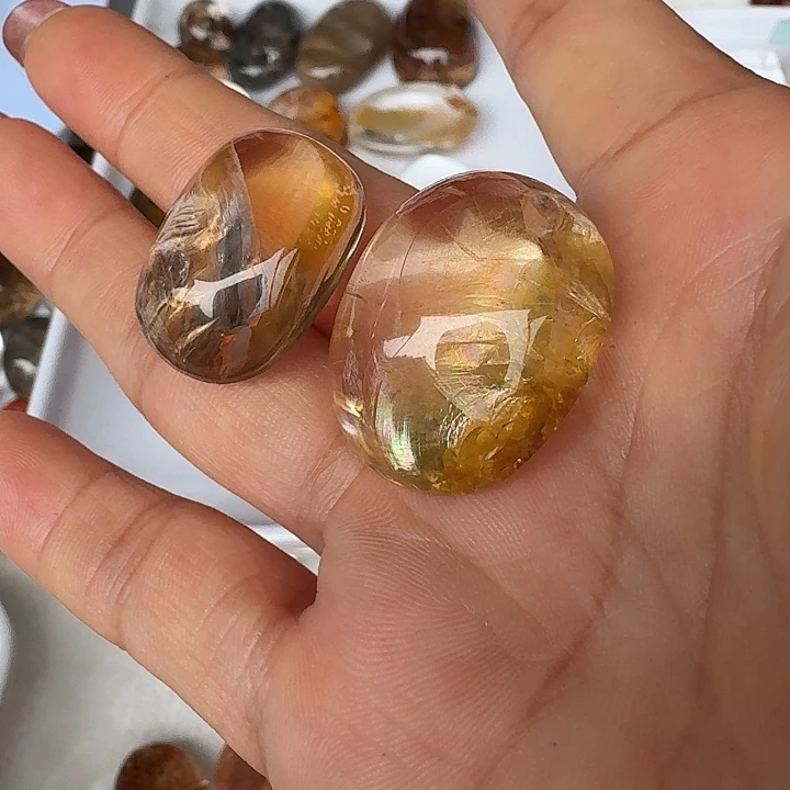 水晶珠宝半成品未镶嵌山*