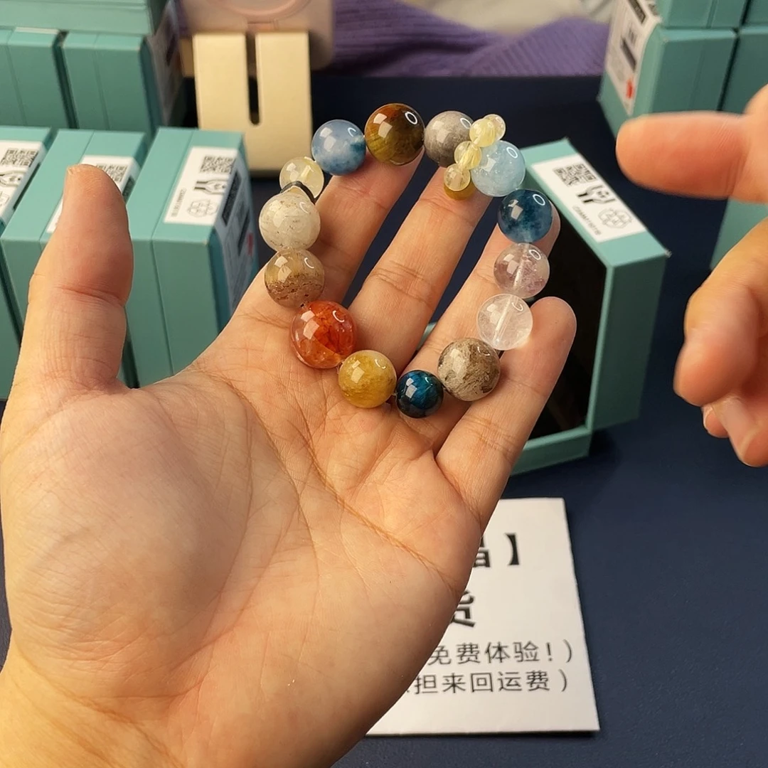 水晶银S925镶嵌手链