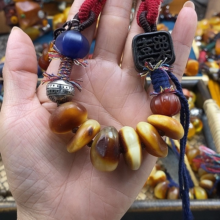 蜜蜡未镶嵌项链项链