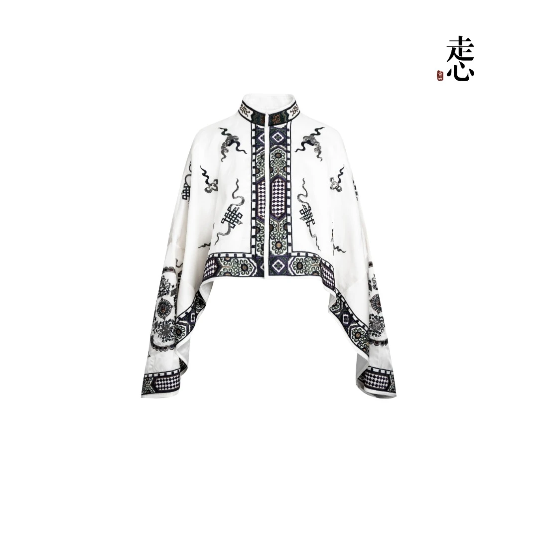 ❤❤【走心非遗】八宝坛城汉玉白 外披25ZWT5458