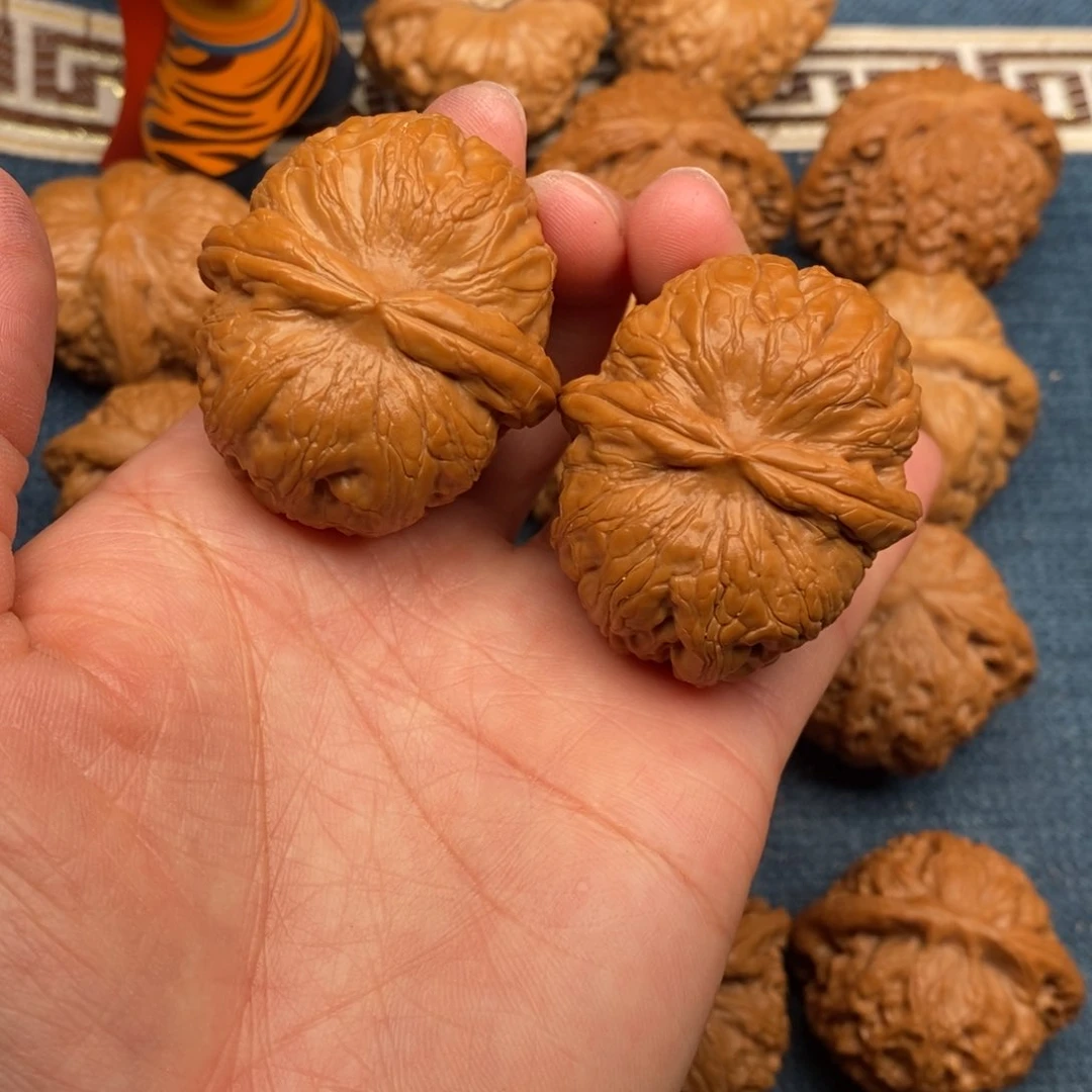 文玩核桃把件十**风43全品元宝