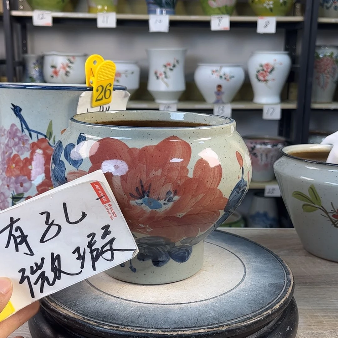 罐流****福1xc景德镇陶瓷花盆