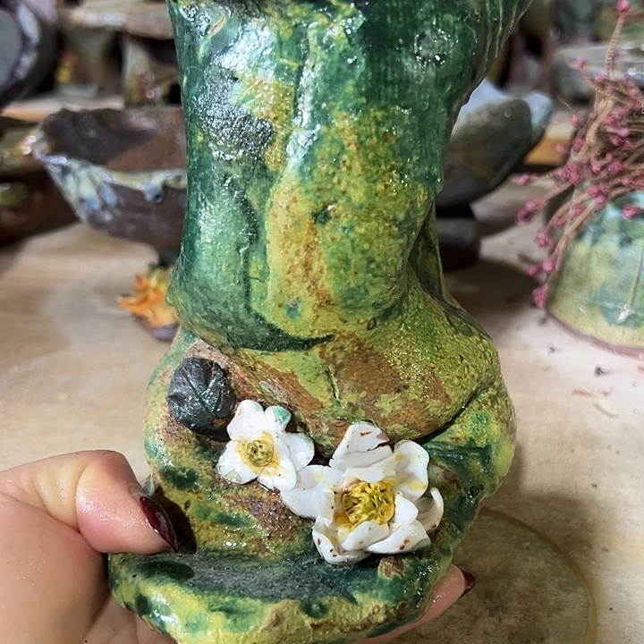 085新店福利满58包邮手工粗陶高温