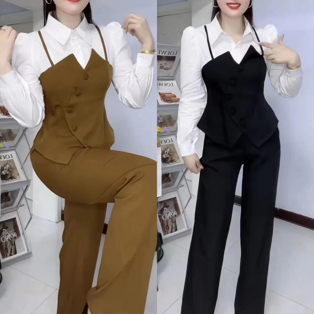 时尚气质显瘦减龄休闲百搭套装