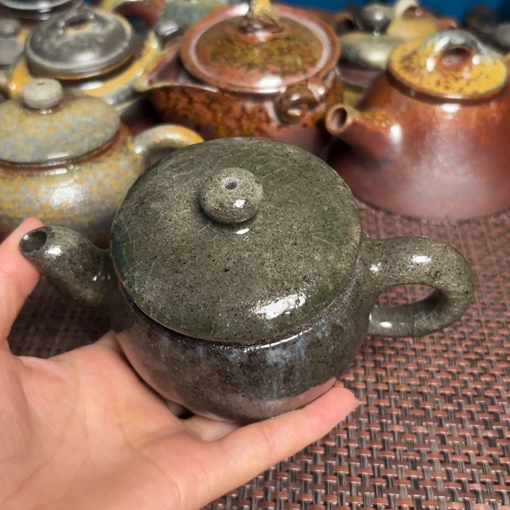 茶杯紫砂零***糖苹果开片