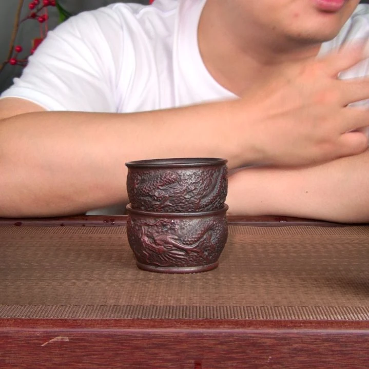 茶杯紫砂高货放漏