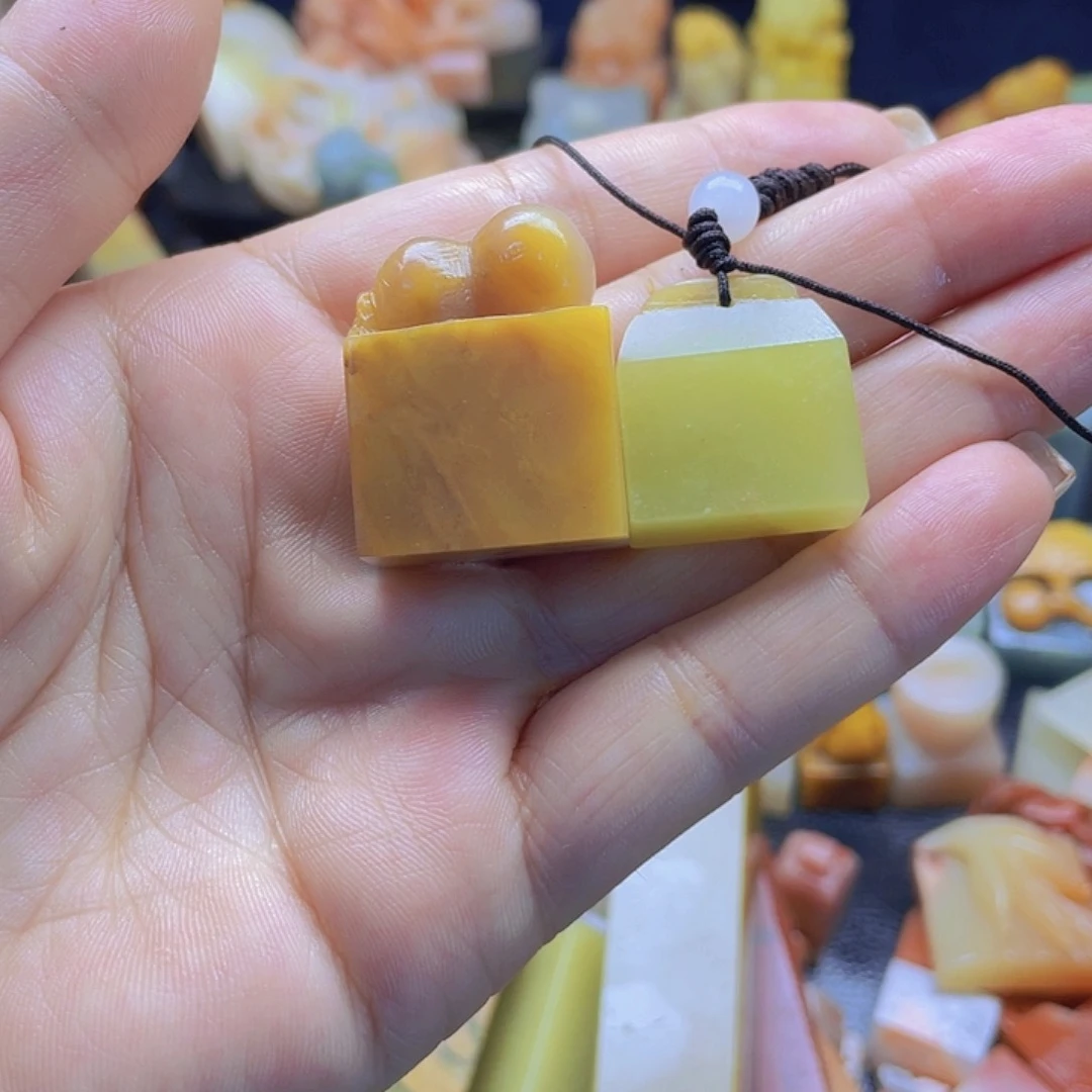 青田石印石九****否如意一