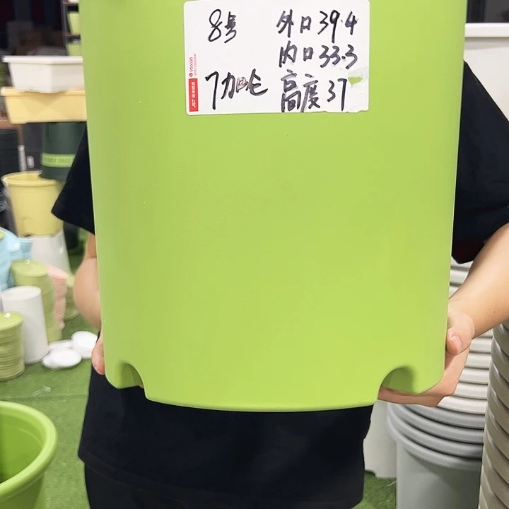 特价8号口39高37果绿色5只无托