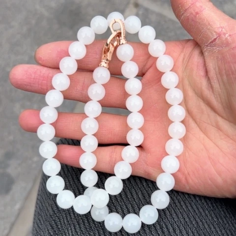 【闪购商品】和田玉（白玉）项链未镶嵌收藏级大高货项链