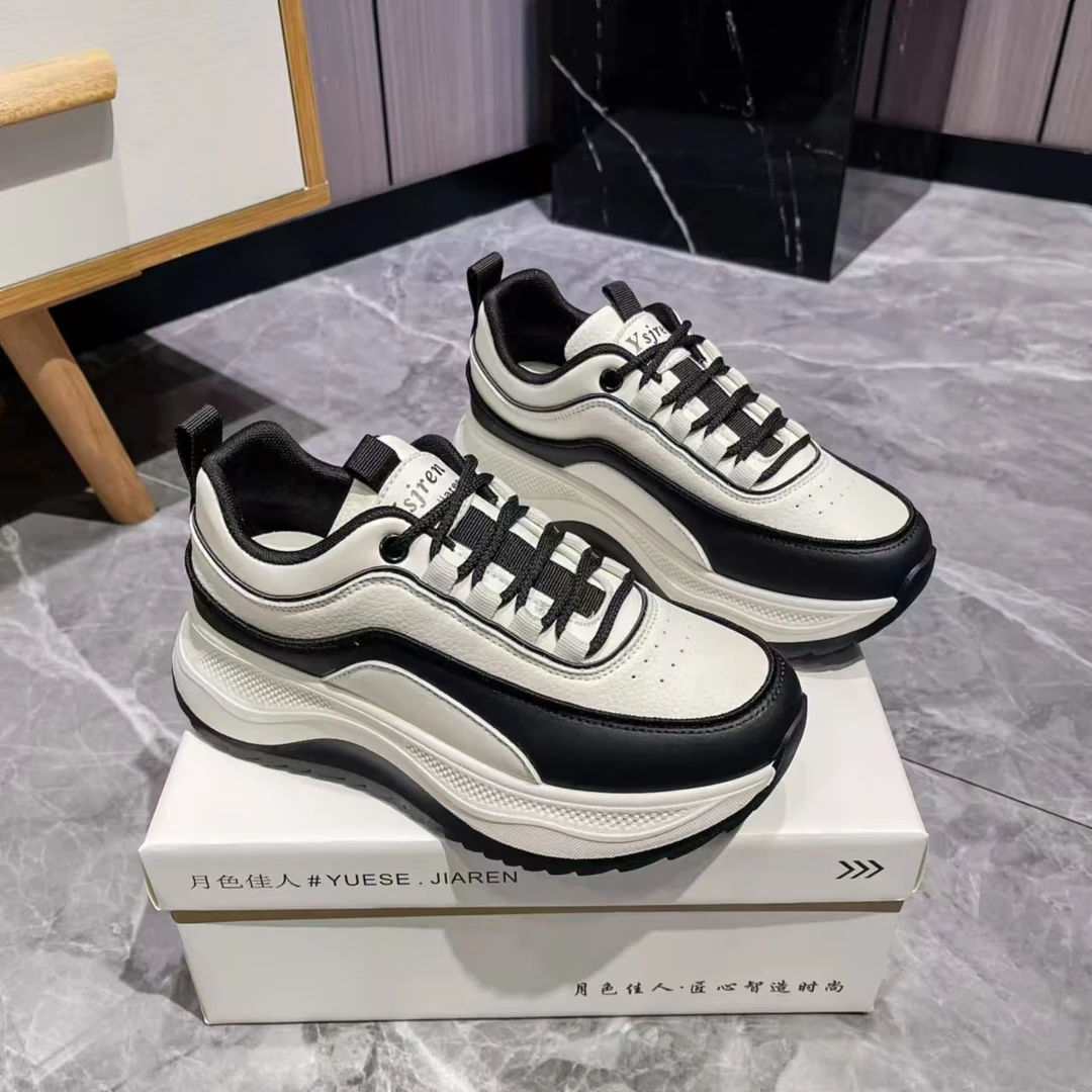 阿甘鞋新品时尚百搭经典春季增高厚底舒适软底韩版休闲拼色