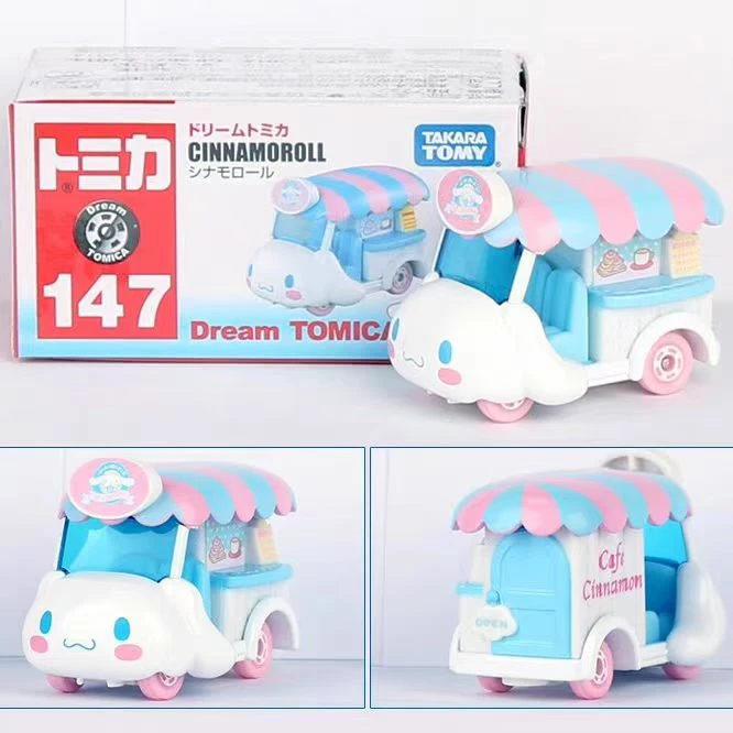 正品TOMY多美卡玉桂狗贩卖车卡通联名合金车