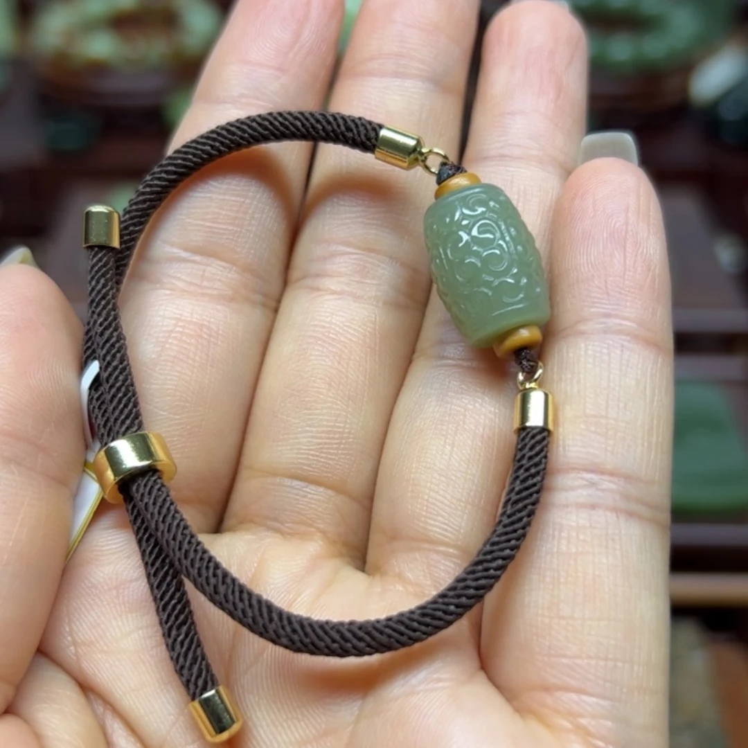 【闪购商品】手绳未镶嵌和田玉祥云珠