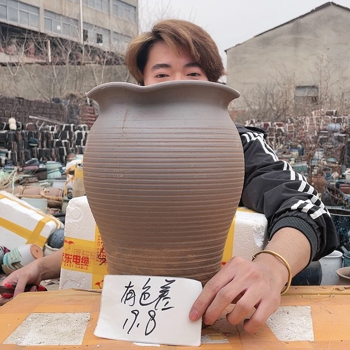 无铅玻璃宜兴紫砂花盆