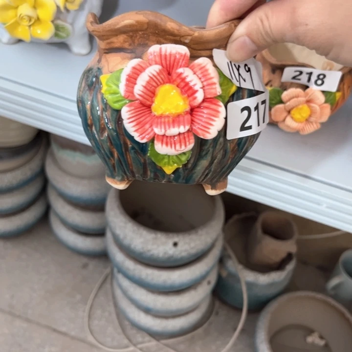 紫砂花盆粗陶材质多肉花盆