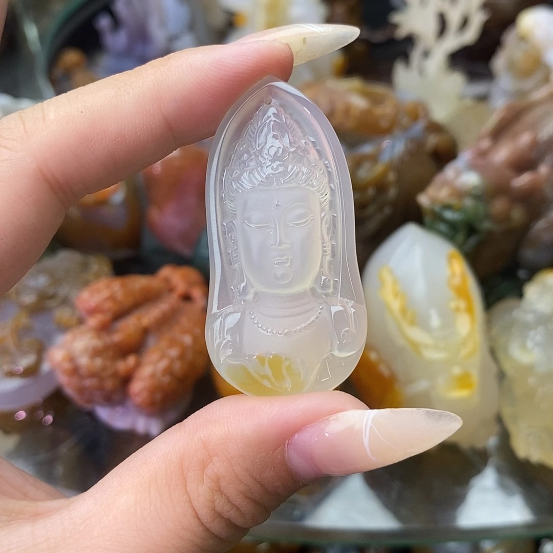 玛瑙/玉髓未镶嵌颈饰