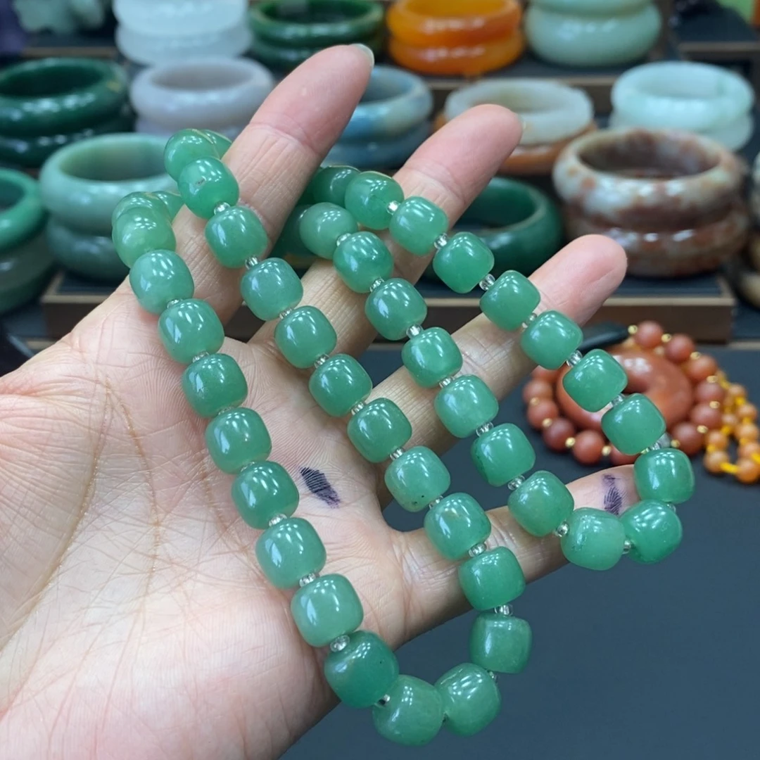 ꪋ***࿐石英质玉未镶嵌项链