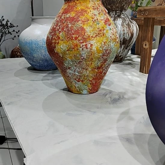 瓷片景德镇陶瓷手工花瓶