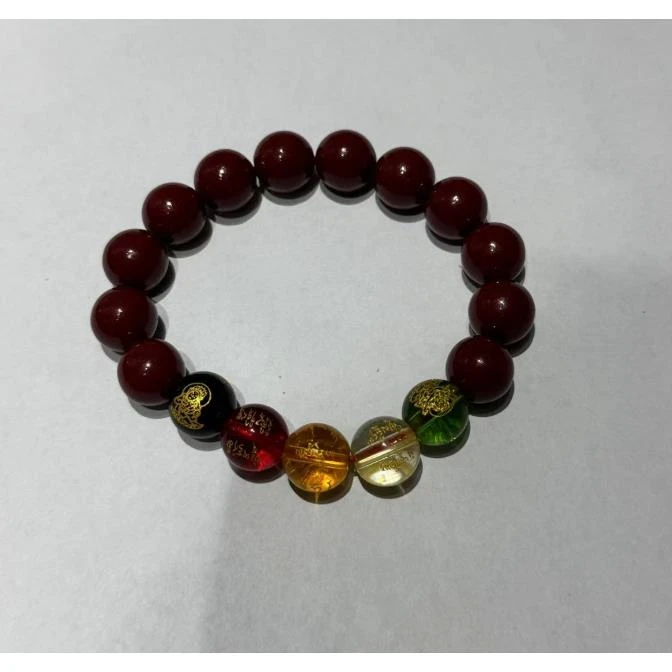 天然辰砂精品手串（无礼盒）SC160